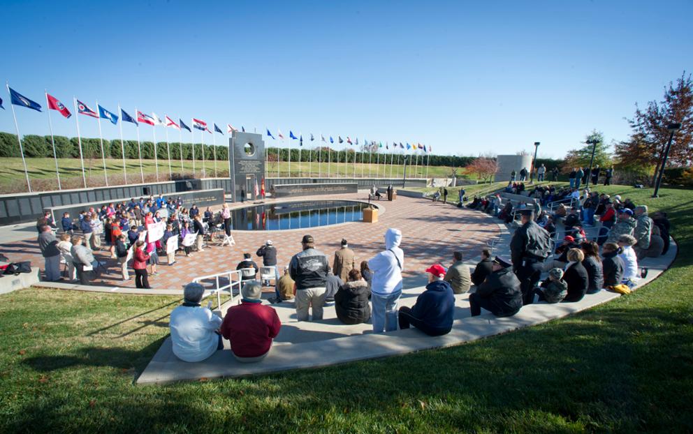 Veterans day at the memorial